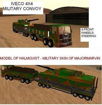 Iveco 4x4 Militari Convoy İndir [Sadece Kayıtlı Üyeler Linkleri Görebilirler 