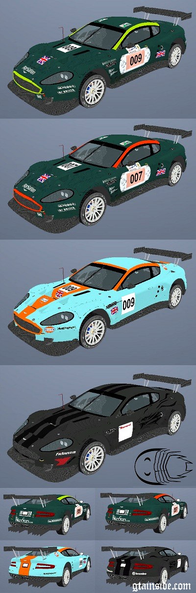 Paintjobs for Aston Martin DBR9
