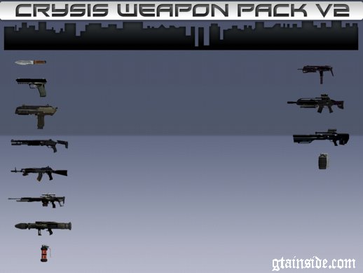 Crysis 1 Weapon Pack V.2 w/Sounds From Crysis 1