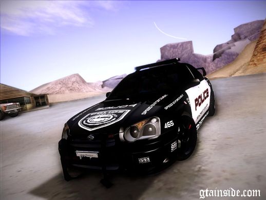 Subaru Impreza WRX STI Police Speed Enforcement