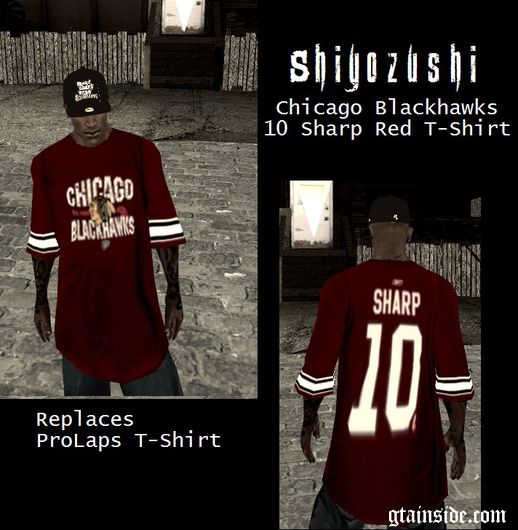 Chicago Blackhawks 10 Sharp Red T-Shirt