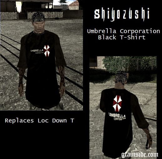 Umbrella Corporation Black T-Shirt