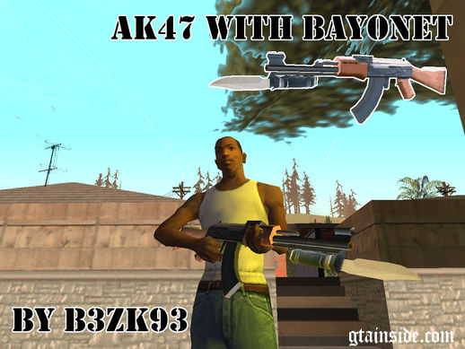 AK47 with Bayonet
