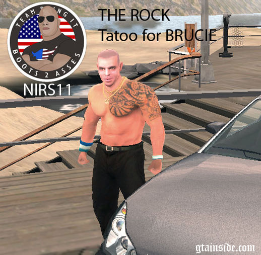 The Rock Tattoo for Brucie