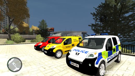 Peugeot Bipper Police AA Royal Mail Vans