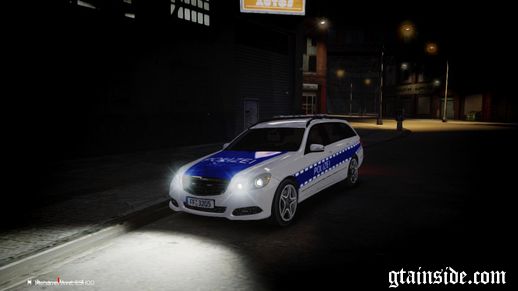 Mercedes Benz E350 German Police [ELS]