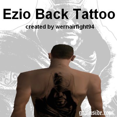 Ezio Back Tattoo