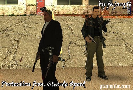 Call Claude from GTA III for your protection