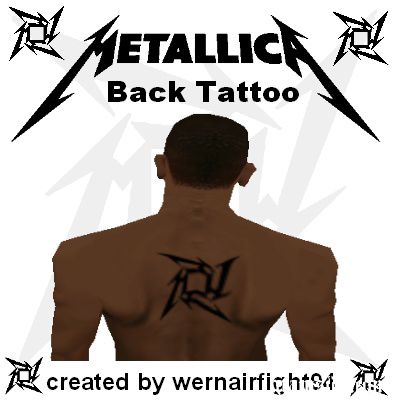 Metallica Back Tattoo