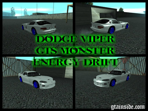 Dodge Viper GTS Monster Energy Drift
