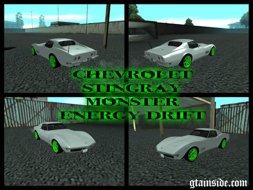Chevrolet Corvette C3 Stingray Monster Energy Drift