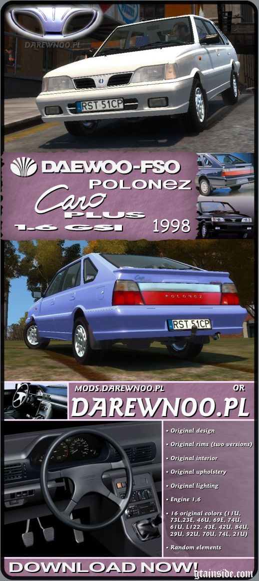 1998 Daewoo-FSO Polonez Caro Plus 1.6 GSI (final)