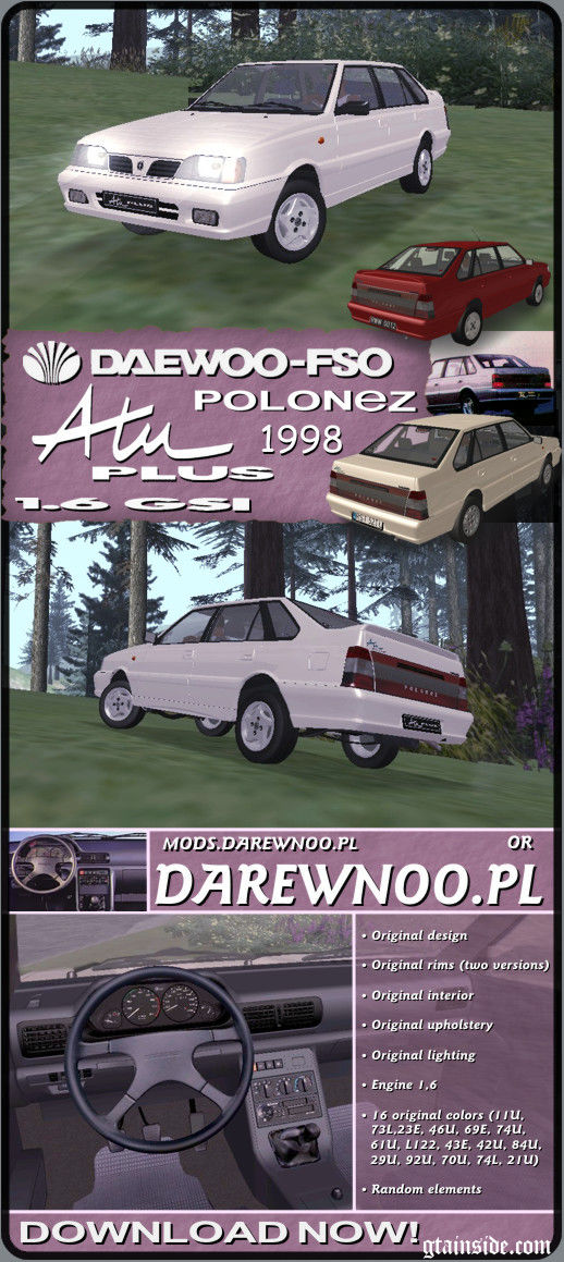 1998 Daewoo-FSO Polonez Atu Plus 1.6 GSI