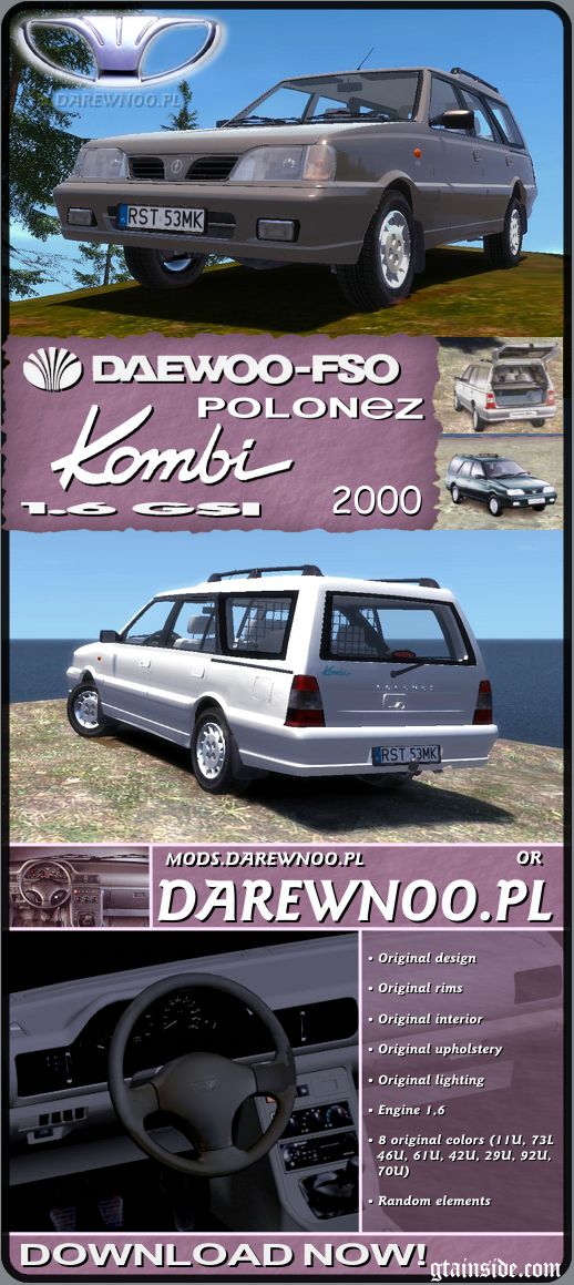 2000 Daewoo-FSO Polonez Kombi 1.6 GSI