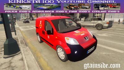 Peugeot Bipper  Royal Mail AA Recovery Vans