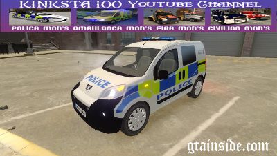 British Police Peugeot Bipper
