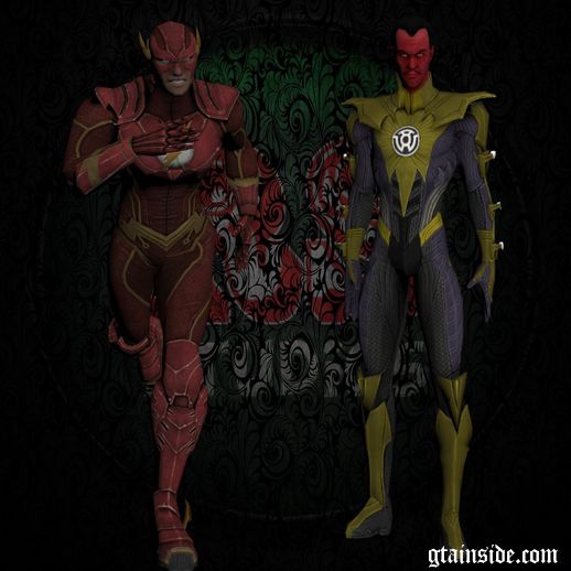 Sinestro and Flash
