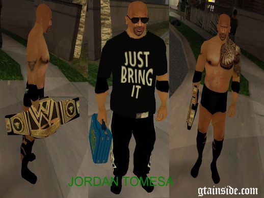 WWE THE ROCK Just Bring Mod 2013