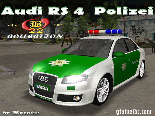 Audi RS 4 Polizei