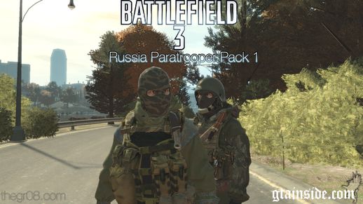 Battlefield 3 Russia Paratroopers Pack 1 (PEDS)