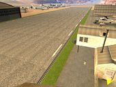 New Desert Airport Runway