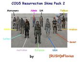 COD5 Resurrection Skins Pack 2