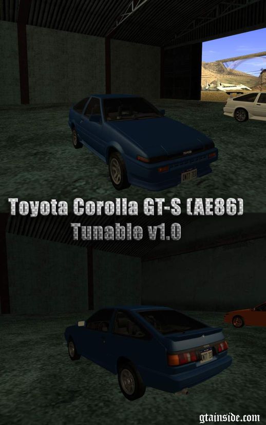 Toyota Corolla GT-S (AE86) Tunable v1.0