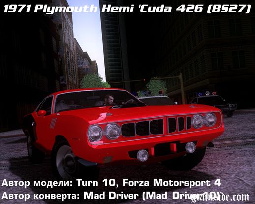 Plymouth Hemi 'Cuda 426 (BS27) 1971