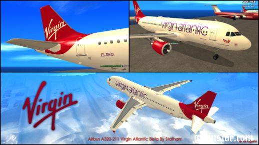 Airbus A320-211 Virgin Atlantic Beta