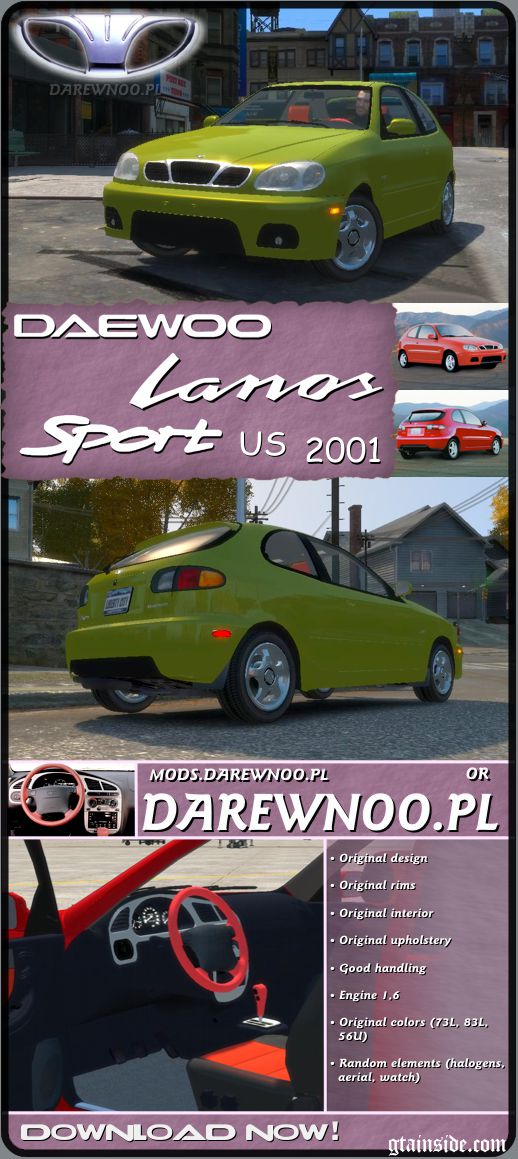 2001 Daewoo Lanos Sport US
