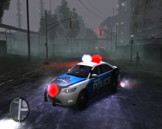 2010 Ford Taurus Police Interceptor Detroit Skin [No els]