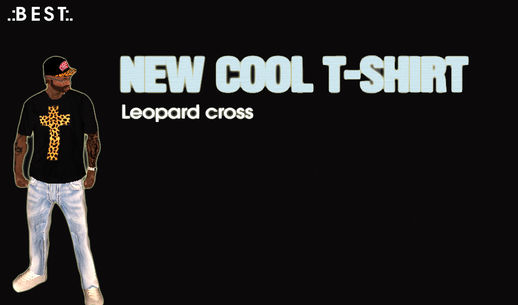 New Cool T-Shirt - Leopard Cross
