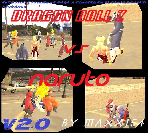Dragon Ball Z vs Naruto v2