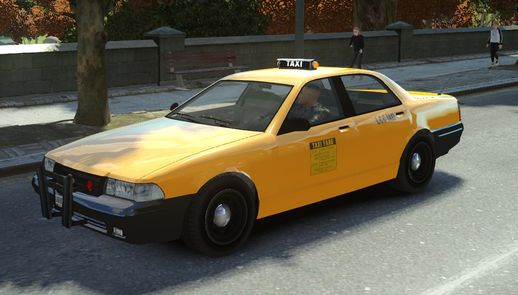 GTA V Taxi with Liberty City texture