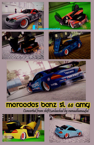 Mercedes Benz SL 65 AMG Racing Edition + 4 Paintjob Shift2Unleashed