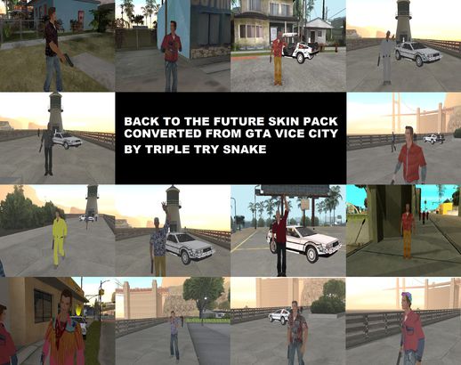 Back to the Future Skin Pack