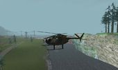 OH-6 Cayuse with machine gun