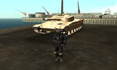 Tank Type 90 Desert Camouflage HD
