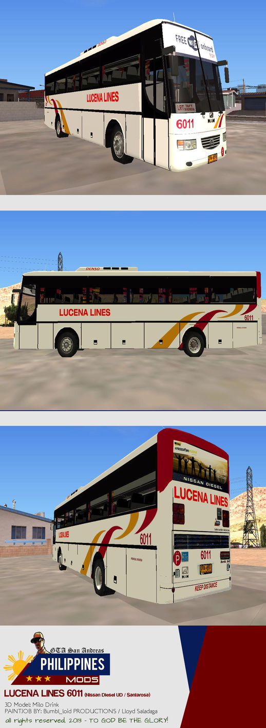 Nissan Diesel UD / Santarosa - Lucena Lines 6011