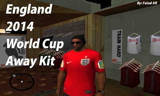 England 2014 World Cup Away Kit