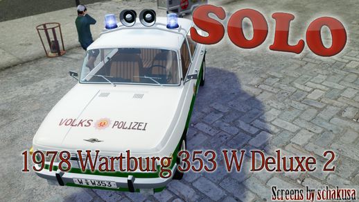 1978 Wartburg 353 W Deluxe Police