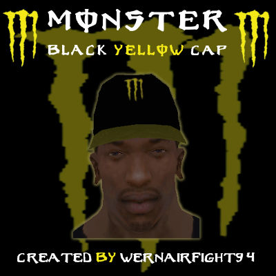 Monster Energy Black Yellow Cap