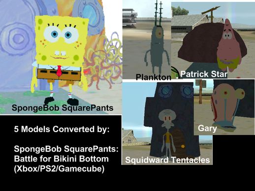SpongeBob 5 New Skins