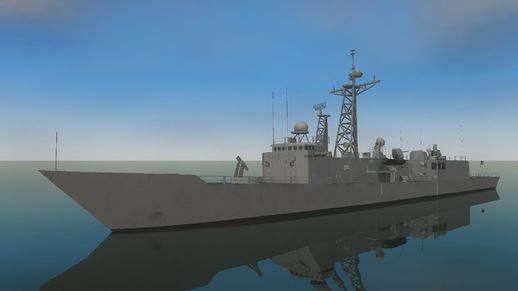 US Navy Frigate (driveable)