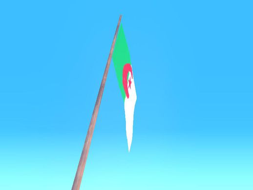Algeria Mountain Flag