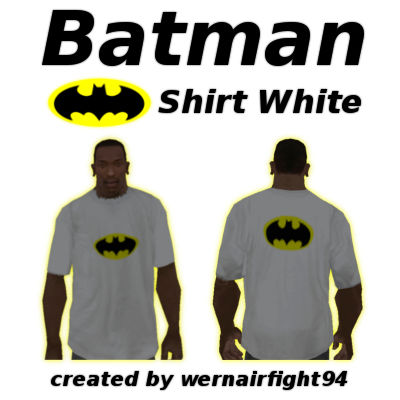 Batman Shirt White