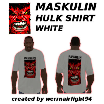 Maskulin Hulk Shirt White