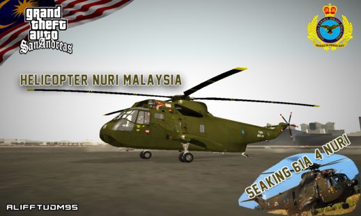 Helicopter Nuri Malaysia Mod (Seaking)