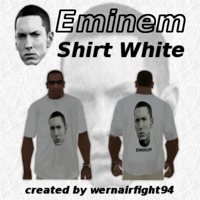 Eminem Shirt White