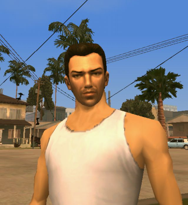 GTA San Andreas Tommy with HD face V2 for Android Mod ...
